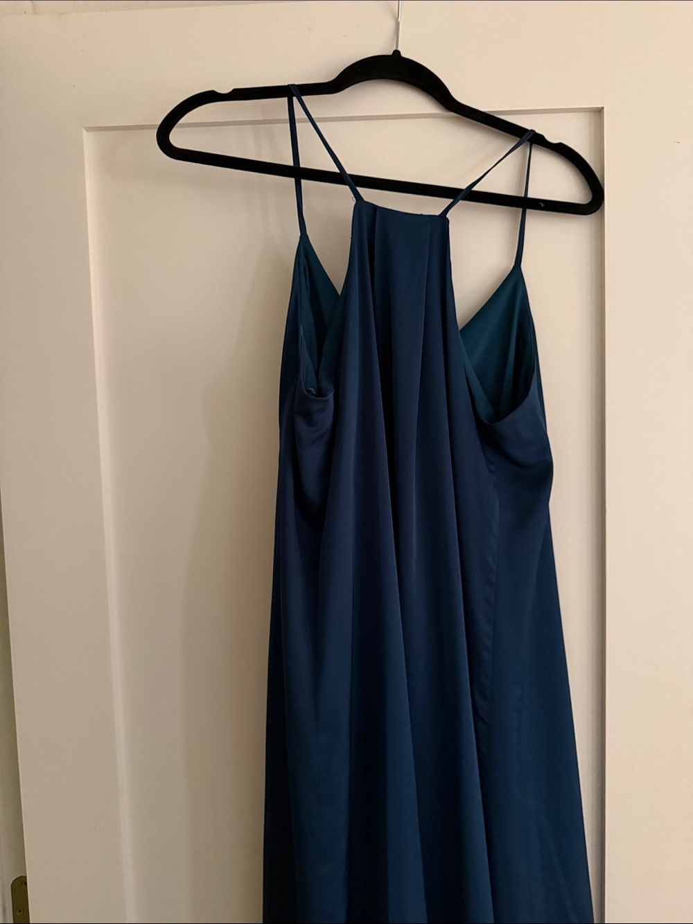 Nicole Miller Teal Blue Slip Maxi Dress - Picture 4 of 4